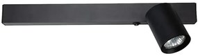 Nowoczesny czarny kinkiet led - K578- R6-H97