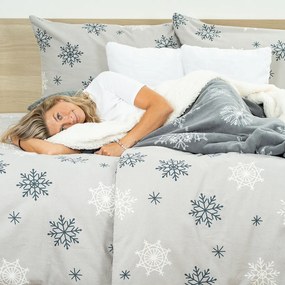 4Home Pościel flanelowa  Snow Romance, 220 x 200 cm, 2 szt. 70 x 90 cm, 220 x 200 cm, 2 szt. 70 x 90 cm