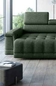 Narożnik CAMPO S z elektryczną regulacją siedziska Prawostronny w tkaninie MEMPHIS 12 WERSAL