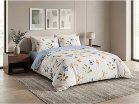 PrzytulneMieszkanie.pl PrzytulneMieszkanie.pl Pościel z mikroflanelu GENTLE LEAVES kremowa Rozmiar pościeli: 70 x 90 cm | 140 x 220 cm