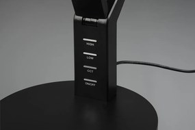 Lampa stołowa LED ze ściemniaczem w kolorze matowej czerni (wysokość 40 cm) Ava – Trio