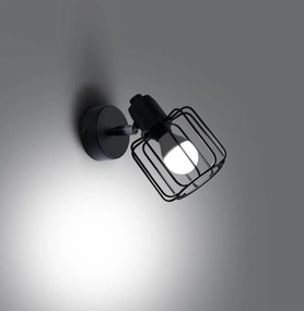 Kinkiet BELUCI 1 czarny SOLLUX  LIGHTING
