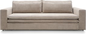 Masseno Sofa SCORZA z funkcją spania i pojemnikiem na pościel - Kremowy - POSO 100