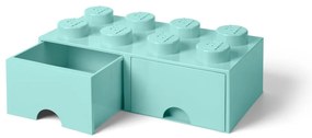 Miętowy pojemnik z 2 szufladami LEGO®