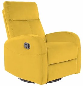 FOTEL ROZKŁADANY OLIMP VELVET CURRY BLUVEL 68 SIGNAL