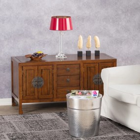 Komoda Ibuku 3szuflady + 4 drzwi, brown 126x55x65cm