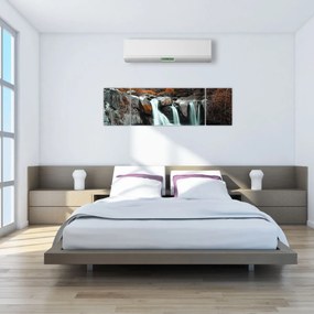 Obraz - Wodospady (170x50 cm)