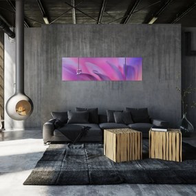 Obraz - Kropla na kwiecie (170x50 cm)