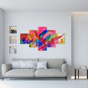Obraz - Kolorowa abstrakcja (125x70 cm)