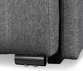 Sofa z Funkcją Spania ASPEN Wersalka Rozkładana Dwuosobowa Szara Nowoczesna do Salonu