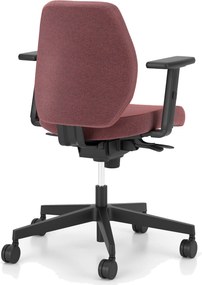 Obrotowe krzesło do biura Bjarg Swivel Chair LB UPH niskie oparcie
