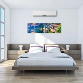 Obraz - Wieś alpejska (170x50 cm)