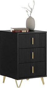 Stolik nocny z 3 szufladami FBT115-L-SCH