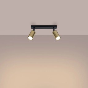 Listwa oświetleniowa WINX 2 czarna/złota SOLLUX  LIGHTING