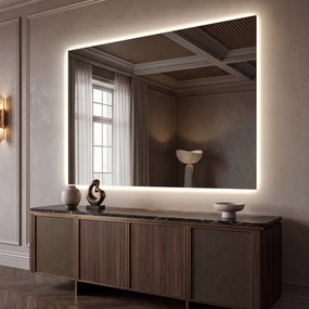 Nowoczesne Lustro do Salonu Podświetlane LED L58