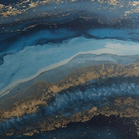 Obraz - Niebieska marmurowa abstrakcja (125x70 cm)