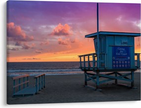 Obraz z plaży Santa Monica (70x50 cm)