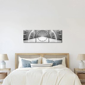 Obraz - przepustka 3D (z zegarem) (90x30 cm)