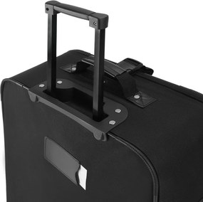 Zestaw walizek TRAVEL, 5-częściowy, czarna Monzana