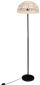 Lampa podłogowa RORY z plecionym abażurem, Ø 40 x 150,5 cm