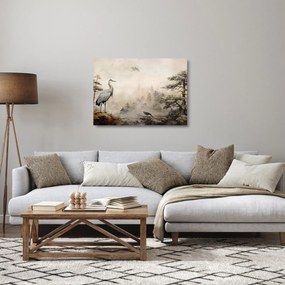 Obraz na szkle - Krajobraz z kreskówki (70x50 cm)