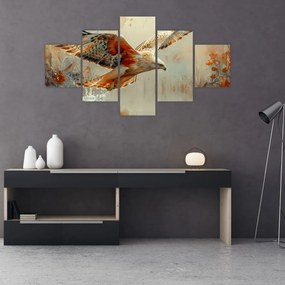 Obraz - Ptak drapieżny (125x70 cm)