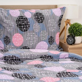 4Home Pościel z kory Pink illusion, 160 x 200 cm, 70 x 80 cm