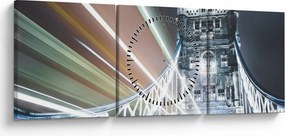 Obraz Tower Bridge (z zegarem) (90x30 cm)