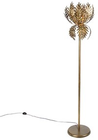 Lampa stojąca w stylu vintage złota - Botanica Simplo Retro Oswietlenie wewnetrzne