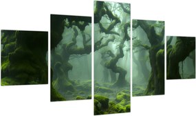 Obraz - Las porośnięty mchem (125x70 cm)