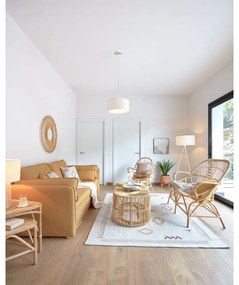 Musztardowa rozkładana sofa 210 cm Tanit – Kave Home