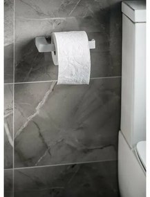 GEDY PI2402 Uchwyt na papier toaletowy Pirenei bez pokrywy, biały mat