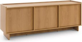 Szafka RTV Vabres 147 cm 3-drzwiowa nowoczesna komoda TV do salonu bez uchwytów