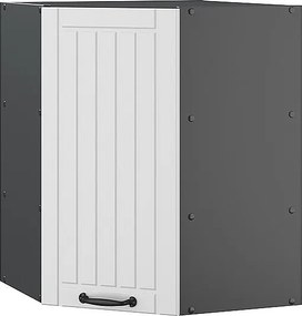 Szafka wisząca narożna biały domek wiejski 57x34.1x72 fame-line