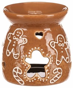 Świąteczna lampka zapachowa Gingerbread,ceramiczna, 11 cm