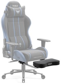 Materiałowy podnóżek do fotela Diablo X-Horn 2.0 Camel Black, Diablo X-One 2.0 Night Blue