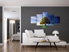 Obraz - Dzień i noc (125x70 cm)