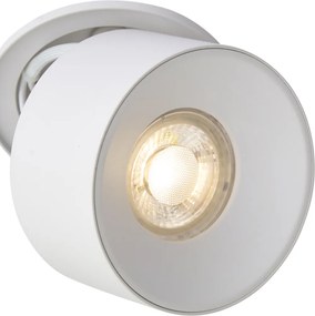 Nowoczesne oczko wpuszczane białe GU10 50mm - Echo