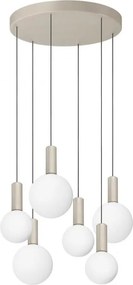 Ideal Lux - LED żyrandol na linkach ODEON LED/39W/230V CRI 90 Ø 57 cm beżowy/biały