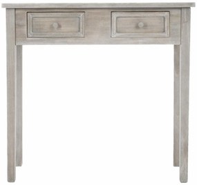 Biurko drewniane CHARME z 2 szufladkami, 80 x 30 x 76 cm