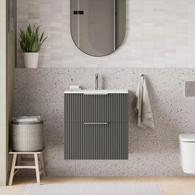 Duravit Waschbecken mit Waschtischunterschrank TIM 60 cm