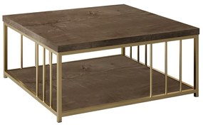 Stolik konferencyjny Zenn Walnut and Gold