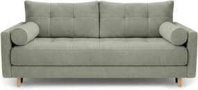Sofa z Funkcją Spania LONAR Szara Boucle Nowoczesna