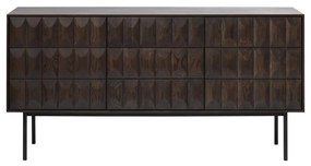 Brązowa komoda Unique Furniture Latina, dł. 160 cm