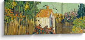 Obraz - Imitator of Vincent van Gogh, Landscape, reprodukcje (z zegarem) (90x30 cm)