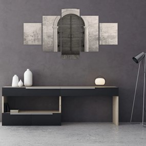 Obraz - Tajemnicze drzwi (125x70 cm)