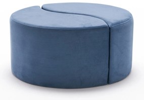 Stołek Alis Pouf Niebieski