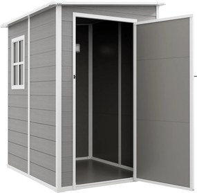 Outsunny Domek na Narzędzia 122x149cm, Ogrodowe z Oknem i Wentylacją, Aluminium, Z Zamkiem, Aosom PL