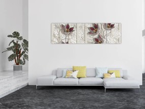 Obraz - Kwiaty dekoracyjne (170x50 cm)