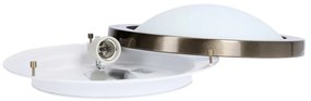 Lampa sufitowa w kolorze bronzu ze szklanym kloszem ø 18 cm Aquila – Candellux Lighting